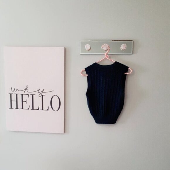 NWT Zara green open weave ribbed sleeveless knit top S - Picture 6 of 8